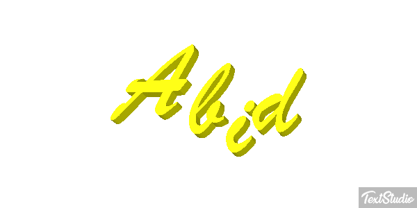 Abid Text effect