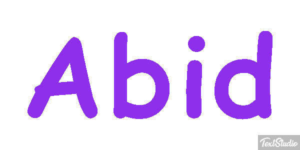 Abid Text effect