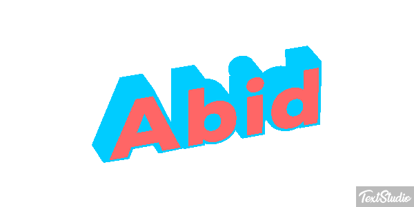 Abid Text effect