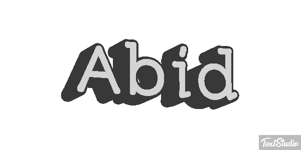 Abid Text effect
