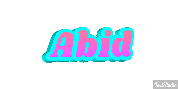 Abid Text effect
