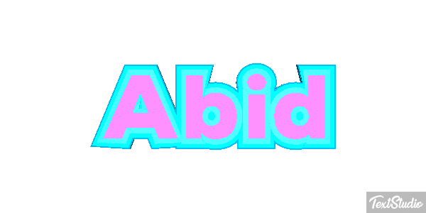 Abid Text effect