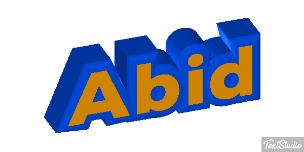 Abid Text effect