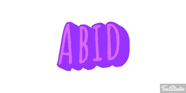 Abid Text effect