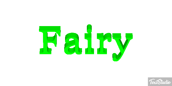 Fairy Efecto de texto