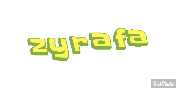 żyrafa Текстовый эффект