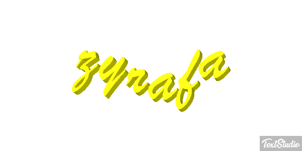 żyrafa Текстовый эффект