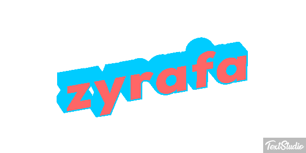 żyrafa Текстовый эффект