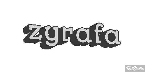 żyrafa Текстовый эффект