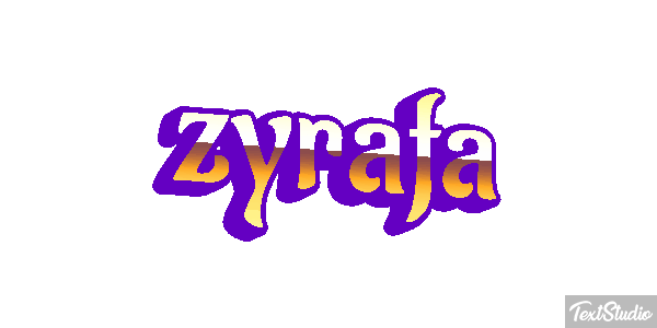 żyrafa Текстовый эффект