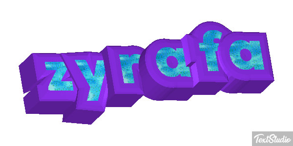 żyrafa Текстовый эффект