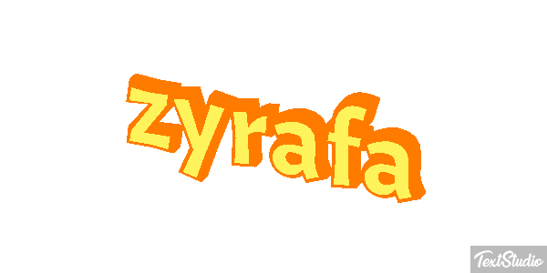 żyrafa Текстовый эффект