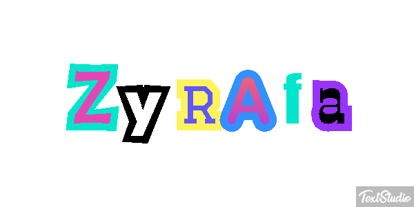 żyrafa Текстовый эффект