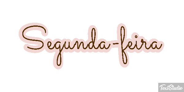 Segunda-feira Efeito do texto