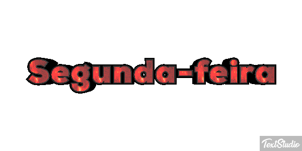 Segunda-feira Efeito do texto