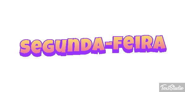 Segunda-feira Efeito do texto