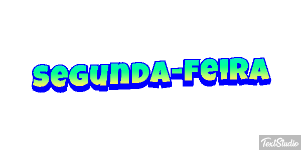 Segunda-feira Efeito do texto