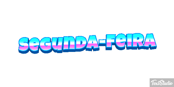 Segunda-feira Efeito do texto