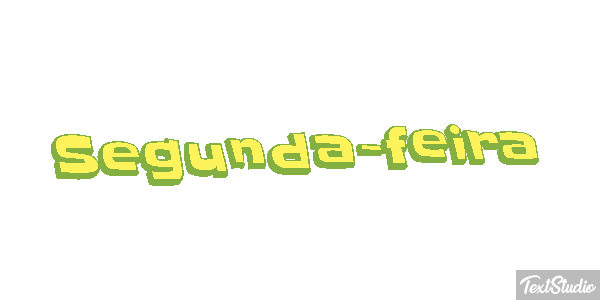 Segunda-feira Efeito do texto
