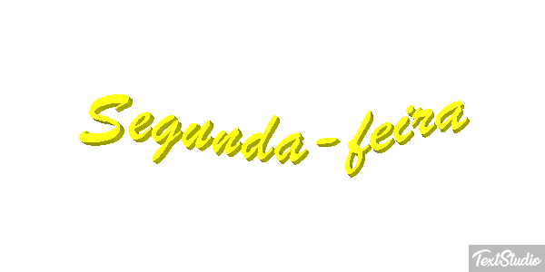 Segunda-feira Efeito do texto