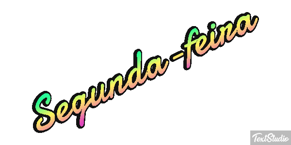 Segunda-feira Efeito do texto