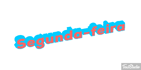 Segunda-feira Efeito do texto