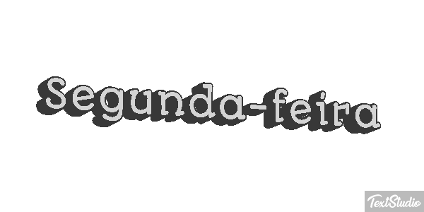 Segunda-feira Efeito do texto