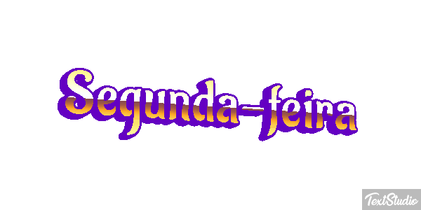 Segunda-feira Efeito do texto