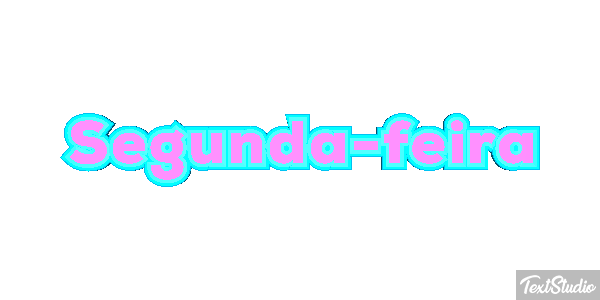 Segunda-feira Efeito do texto