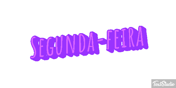 Segunda-feira Efeito do texto