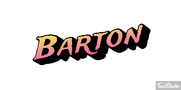Barton Text effect
