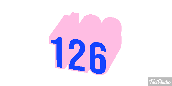 126 Tekst effect