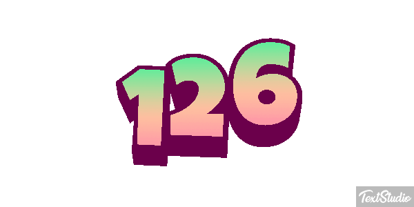 126 Tekst effect