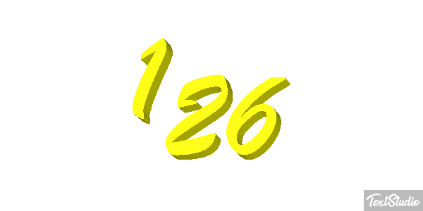 126 Tekst effect