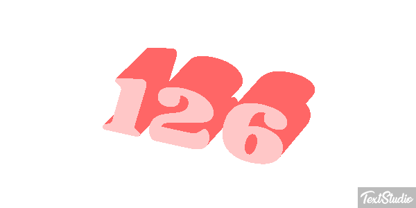 126 Tekst effect