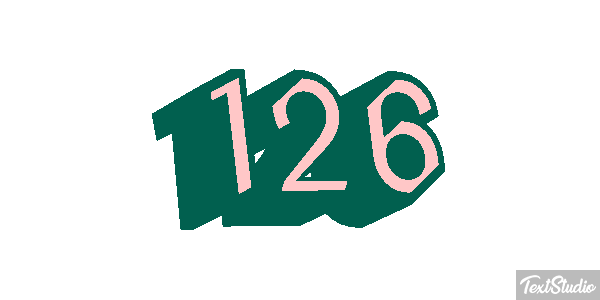 126 Tekst effect