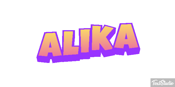 Alika Text effect