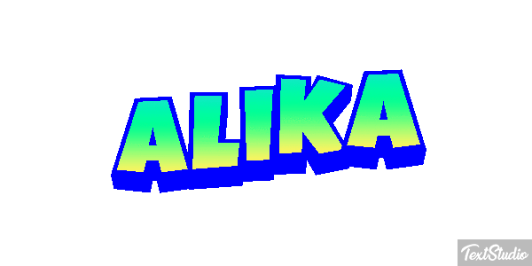 Alika Text effect