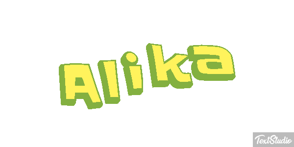 Alika Text effect