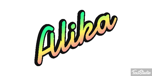 Alika Text effect