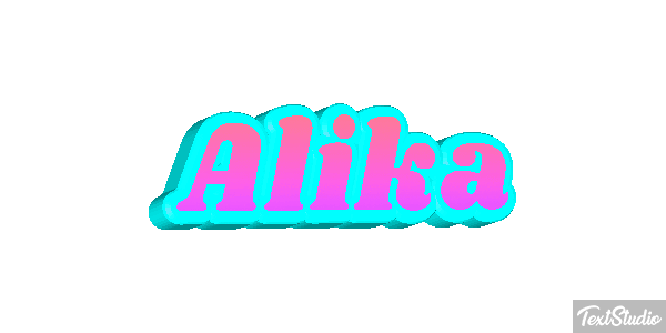 Alika Text effect