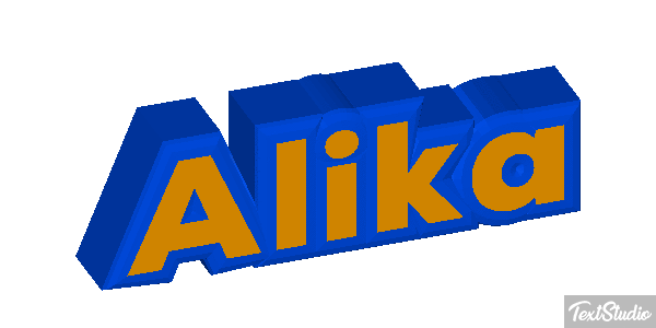 Alika Text effect
