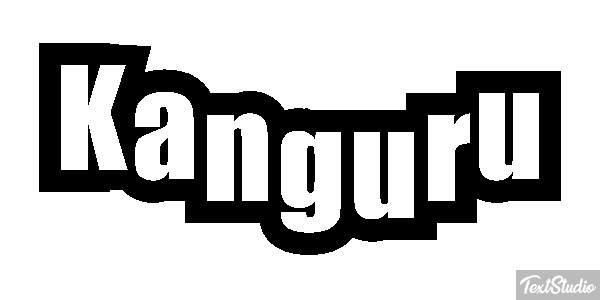 Kanguru Effet de texte