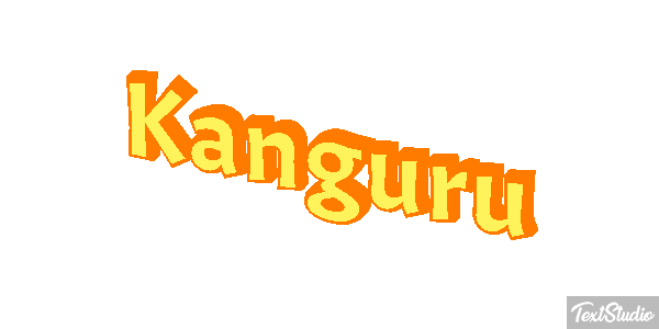 Kanguru Effet de texte