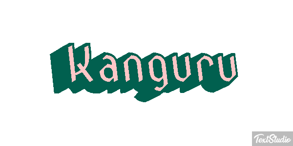 Kanguru Effet de texte