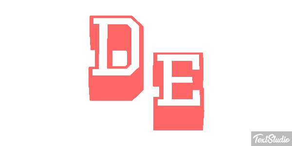 De Text effect