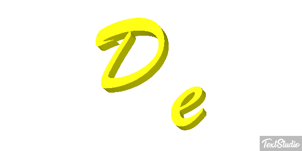 De Text effect