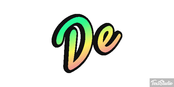 De Text effect
