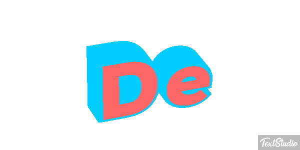 De Text effect