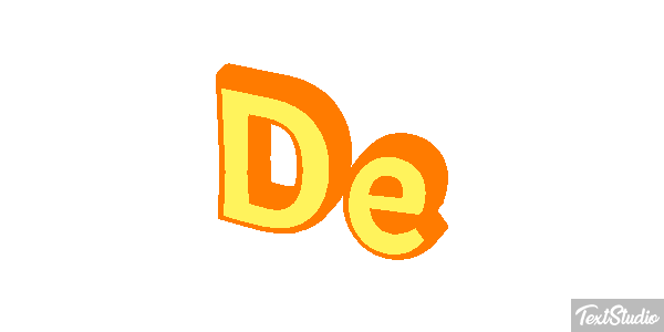 De Text effect